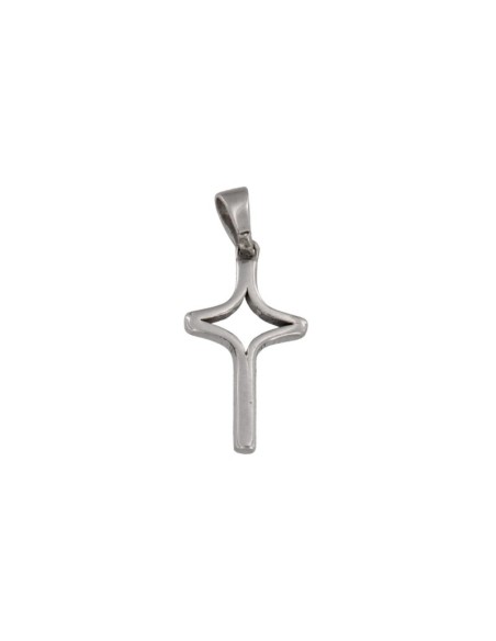 CRUZ-220 - CRUZ DE PLATA CALADA DE 15 MM X 8 MM