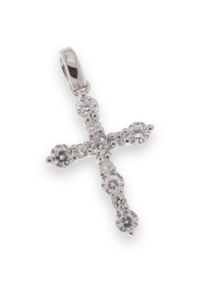 CRUZ-310 - CRUZ DE PLATA CIRCONITAS 16 MM X 12 MM