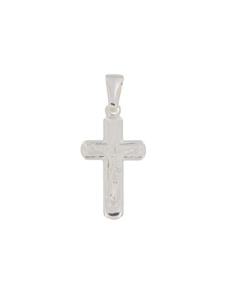 CRUZ-294 - CRUZ DE PLATA CON CRISTO DE 22 MM X 14 MM