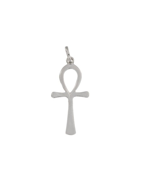 CRUZ-70 - CRUZ DE LA VIDA DE PLATA DE 30 MM X 15 MM