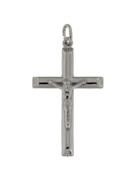 CRUZ-329 - CRUZ DE PLATA CON CRISTO DE 26 MM X 40 MM