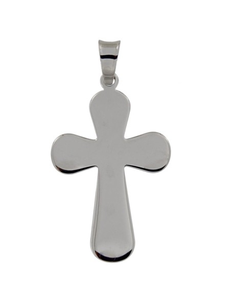 CRUZ-344 - CRUZ DE PLATA LISA DE 19 MM X 28 MM