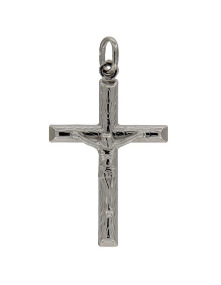 CRUZ-326 - CRUZ DE PLATA CON CRISTO DE 23 MM X 35 MM