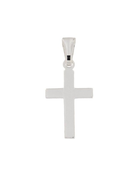 CRUZ-298 - CRUZ DE PLATA LISA DE 21 MM X 14 MM