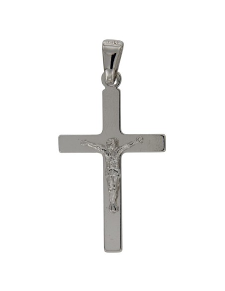 CRUZ-328 - CRUZ DE PLATA CON CRISTO DE 20 MM X 30 MM