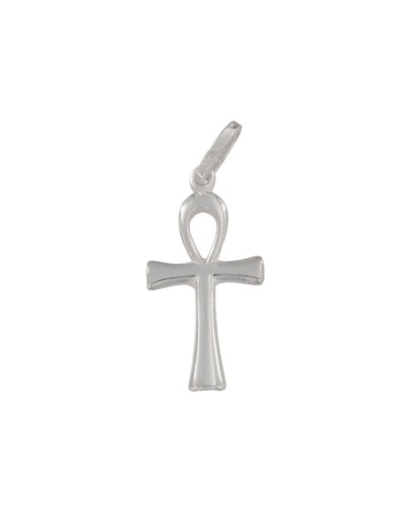 CRUZ-195 - CRUZ DE LA VIDA DE PLATA DE 19 MM X 9 MM