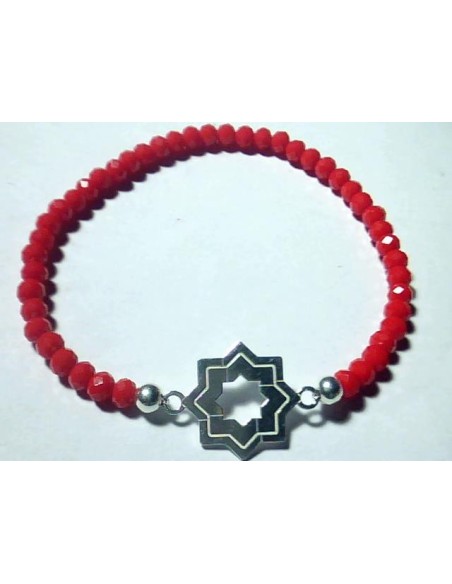 PUL-3864 - PULSERA DES COLOR CON ESTRELLA MUDEJAR DE 16 MM.